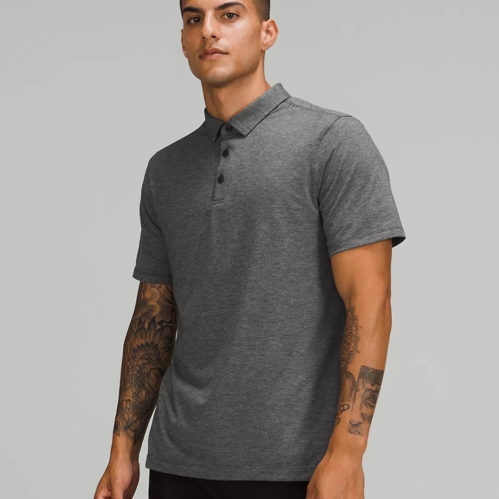 Lululemon NWT Evolution Polo shirt, grey, size XL